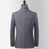 Laishibert autumn and winter knitted woolen woolen suits for young and middle-aged men, small suits for men, slim-fit woolen casual suits Specification image